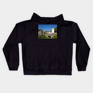 Old town, Bacharach, Middle Rhine, Rhine Kids Hoodie